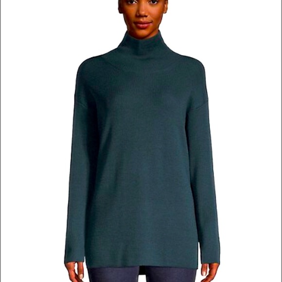 Eileen Fisher Turtleneck Tunic Sweater 